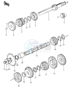 KE 100 A [KE100] (A9-A10) [KE100] drawing TRANSMISSION -- KE100-A9_A10- -