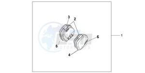 XL1000VA9 Ireland - (EK / ABS) drawing 35L PANNIER SET CHEVALIER SILVER METALLIC