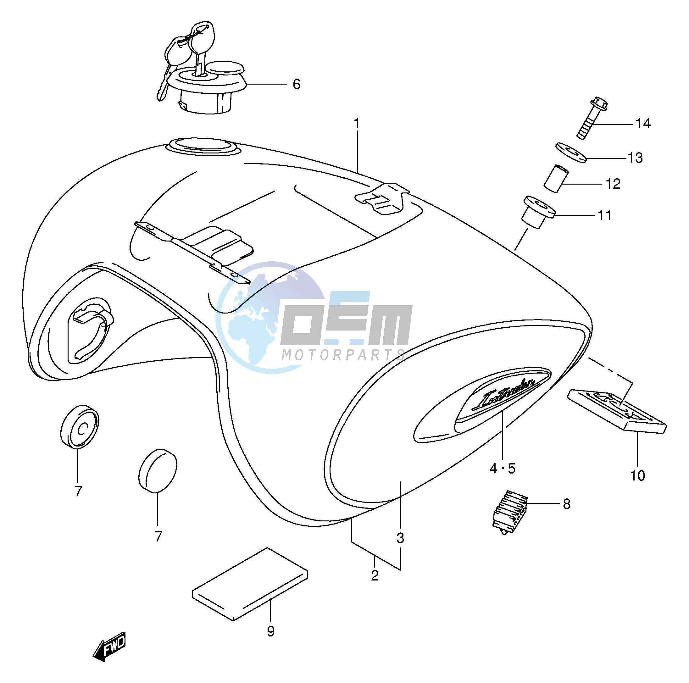 FUEL TANK (MODEL K1)