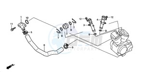 VT750CD3 drawing WATER PIPE