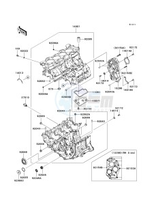 ZX 600 R [NINJA ZX-6R MONSTER ENERGY] (R9FA) R9F drawing CRANKCASE