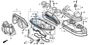 CBR600RR drawing AIR CLEANER