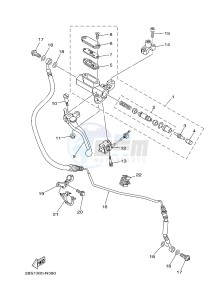 XT1200ZE SUPER TENERE ABS (2KB9 2KBA) drawing FRONT MASTER CYLINDER 2