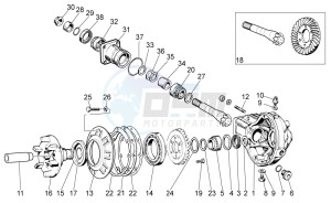 V7 II Stornello ABS 750 (USA) drawing Transmission complete II