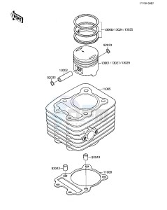 KLF 110 B [MOJAVE 110E] (B1-B2) [MOJAVE 110E] drawing CYLINDER_PISTON-- S- -