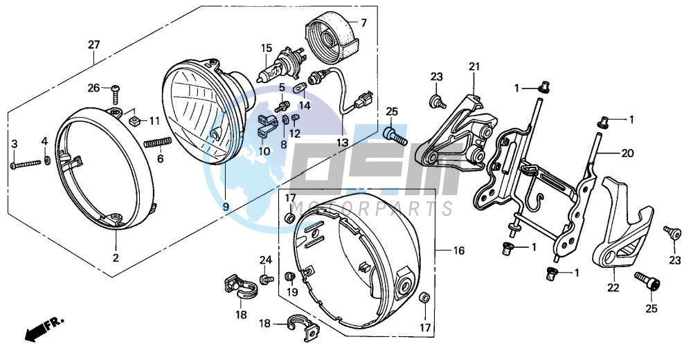 HEADLIGHT (E/ED/EK/F/G/H/KO)