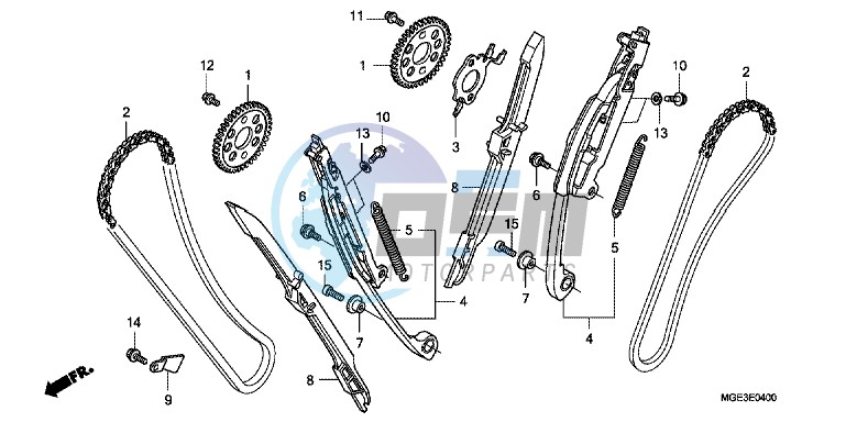 CAM CHAIN/TENSIONER