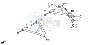 TRX350FM FOURTRAX 350 4X4ES drawing FRONT ARM (1)