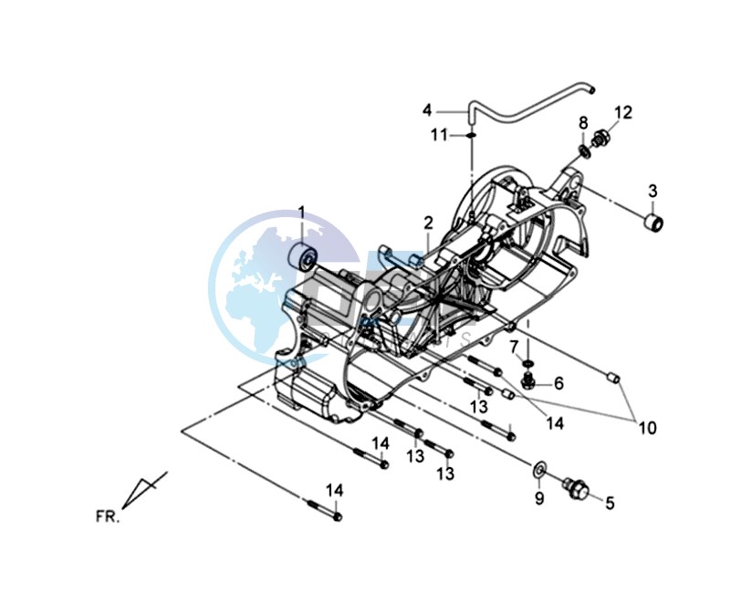 CRANKCASE LEFT