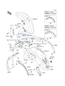 VN 2000 G [VULCAN 2000] (8F-9F) 0G9F drawing FENDERS