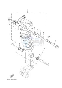 MTN-1000D MT-10 SP MT-10 SP (BW81) drawing REAR SUSPENSION