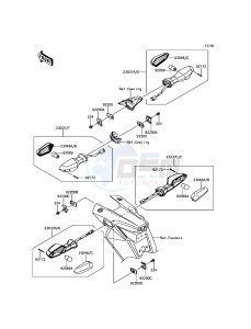 Z800_ABS ZR800BEF FR GB XX (EU ME A(FRICA) drawing Turn Signals