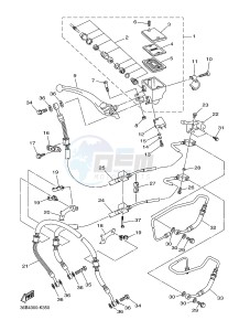 XJ6NA 600 XJ6-N (NAKED, ABS) (36BD 36BE) drawing FRONT MASTER CYLINDER