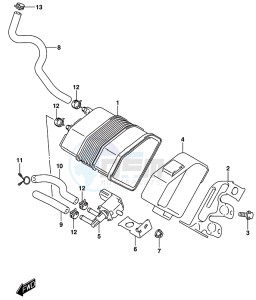 GSX-R1000 ARZ drawing EVAP SYSTEM