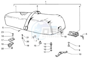 PX 150 E U.S.A. drawing Saddle