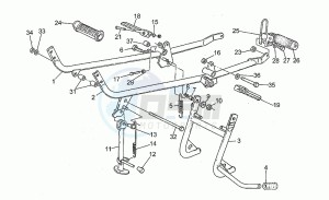 SP 750 drawing Footrests-stands