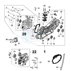 VIVA 2 SP drawing CRANKCASE