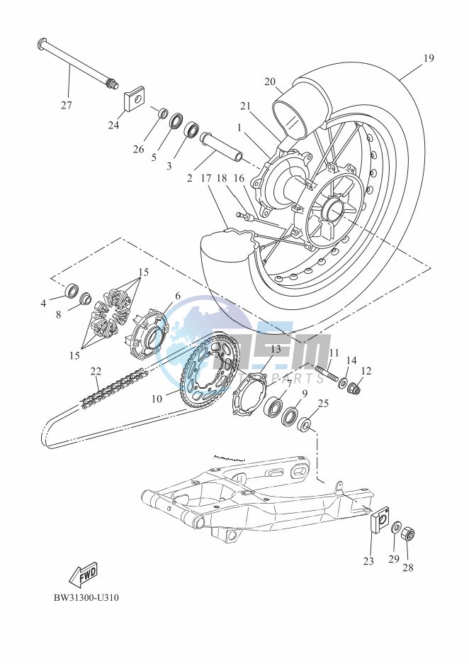 REAR WHEEL