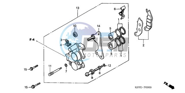 FRONT BRAKE CALIPER