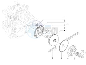 Liberty 100 4T (Vietnam) Vietnam drawing Driving pulley