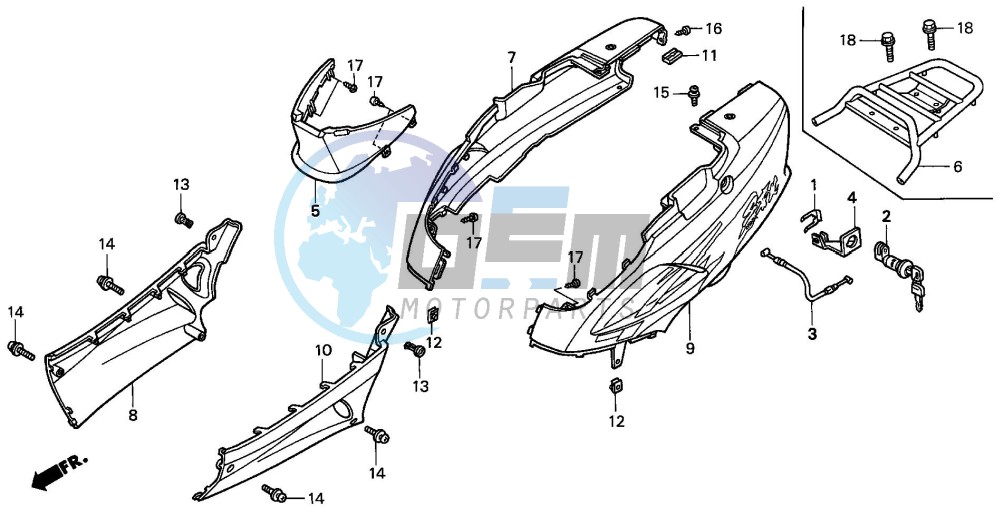 BODY COVER/ LUGGAGE CARRIER