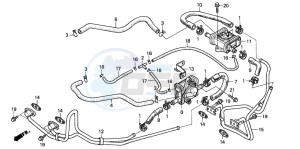 RVF750R drawing AIR SUCTION VALVE