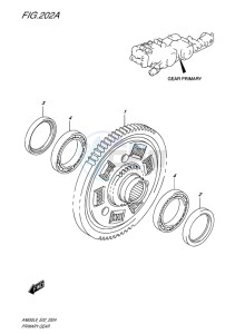 AN650 BURGMAN EU drawing PRIMARY GEAR