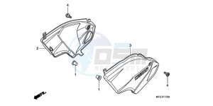 CB600FA39 Europe Direct - (ED / ABS ST) drawing SIDE COVER