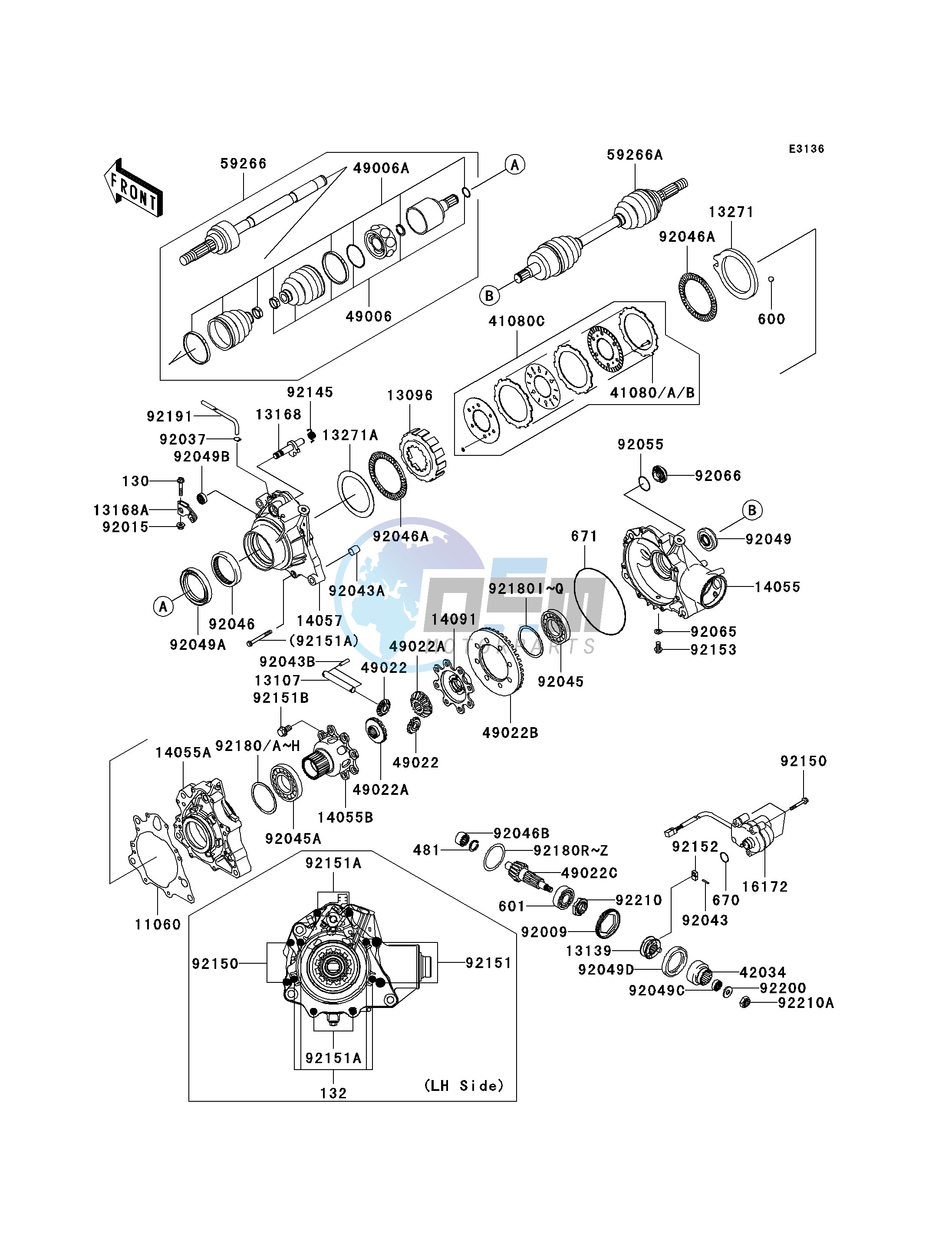 DRIVE SHAFT-FRONT