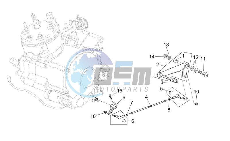 Engine - Gear lever