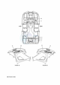 YFM450FWBD KODIAK 450 EPS (BHT4) drawing GRAPHICS