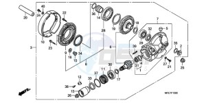 VT750C2F9 Australia - (U / KMH MME) drawing FINAL DRIVEN GEAR