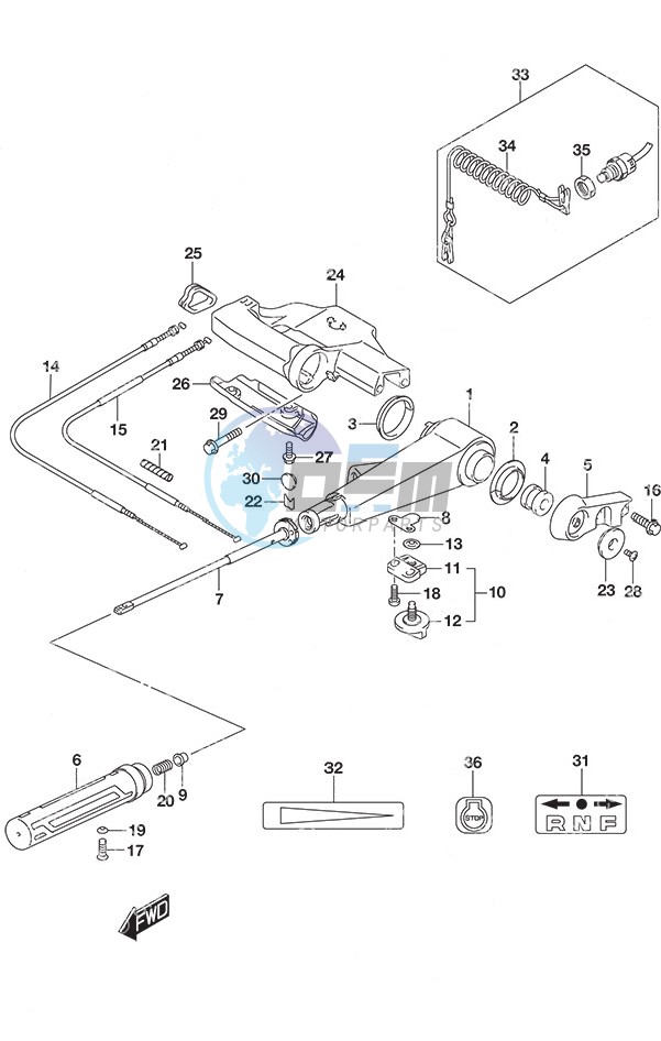 Tiller Handle