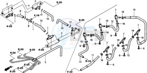 GL1500C drawing CARBURETOR (TUBING)