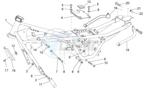 V7 CafÃ¨ 750 drawing Frame I