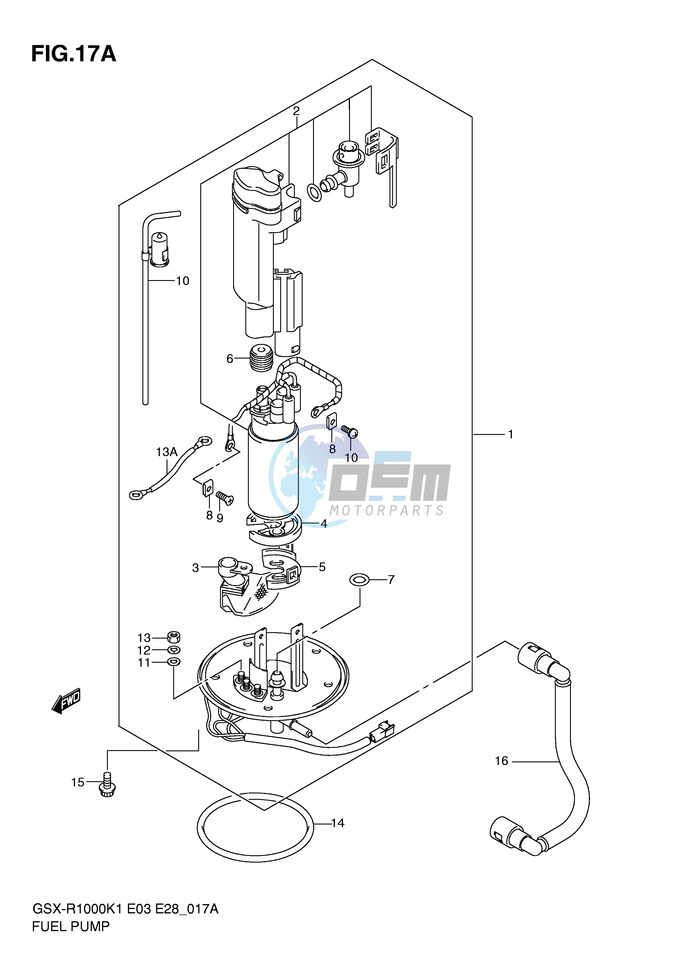 FUEL PUMP (GSX-R1000K2)