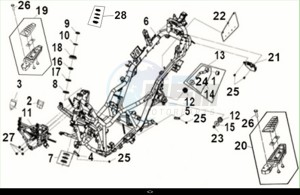 CRUISYM a 300 (LV30W2Z1-EU) (M2) drawing FRAME BODY