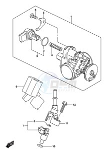 GSX-S125 drawing THROTTLE BODY