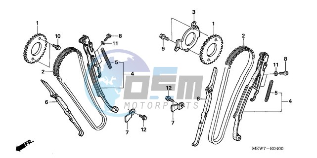 CAM CHAIN/TENSIONER