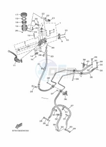 MT-09 MTN890 (B7NJ) drawing FRONT MASTER CYLINDER