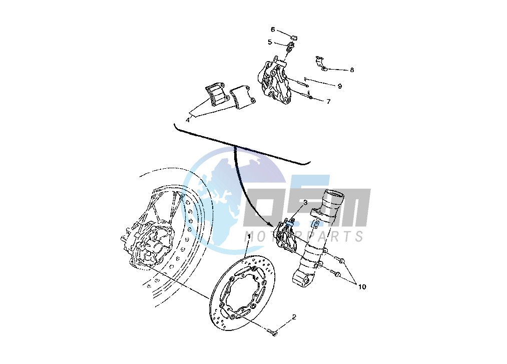 FRONT BRAKE CALIPER