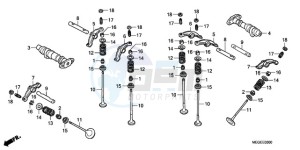 VT750CA9 Australia - (U / SPC) drawing CAMSHAFT