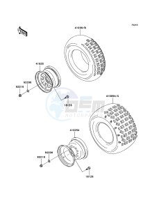 KFX700 KSV700-A2 EU drawing Tires