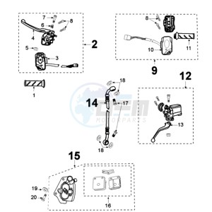 E VIVACITY drawing BRAKE SYSTEM