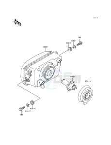 EX 500 A [EX500] (A4-A7) [EX500] drawing HEADLIGHT