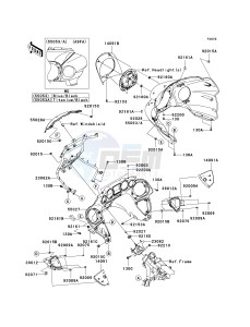 VN 1700 A [VULCAN 1700 VOYAGER] (9FA) A9F drawing COWLING