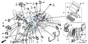 GL1800BE F6B Bagger - GL1800BE UK - (E) drawing WIRE HARNESS