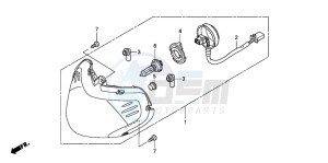 SH300A drawing HEADLIGHT