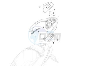 LIBERTY 50 (EMEA) drawing Rear luggage rack