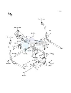 VN 2000 E [VULCAN 2000 CLASSIC] (6F-7F) E6F drawing ENGINE MOUNT